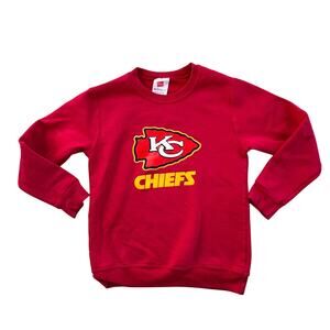 Youth Kansas City Chiefs Sweatshirt Crewneck Size Small